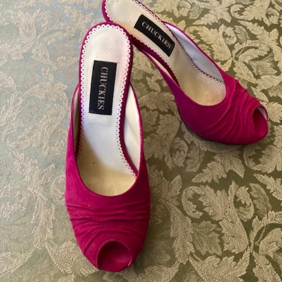 CHUCKiES New York Suede Heels made in Italy - Picture 3 of 8